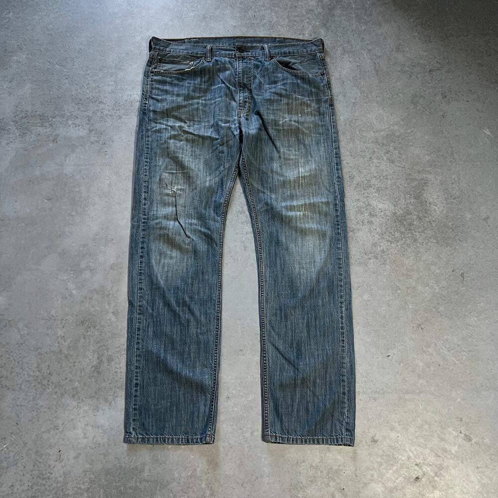 Levis 559 Relaxed Straight Jeans Men's Size: 38x34 Medium Wash Blue Denim